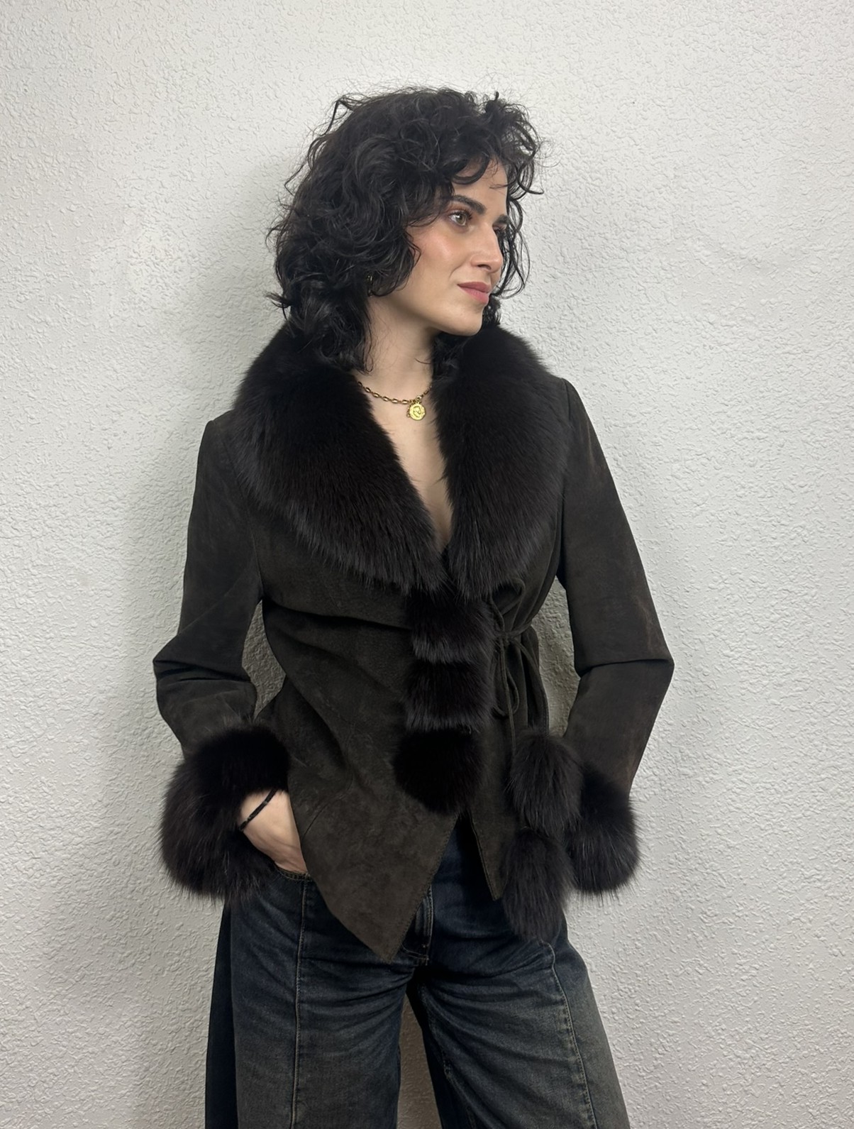 Chaqueta Ante y Zorro